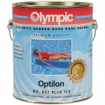 OPTILON Synthetic Rubber Paint for Plaster and Concrete, Spanish Blue 1 Gal.