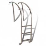 SR Smith Artisan Series 24" 3-Step Ladder | .065 Thickness 304 Stainless Steel 1.90” OD | ART-1003