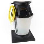 Chlorine Container with Tank Mounted Pump