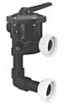 ABS 6-Position Valve w/ Union Connectors-2 in. Valve Port for SD Series Filters