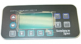 SUNDANCE SPAS 850 CONTROL PANEL W/ DUAL CABLE HARNESS TOPSIDE