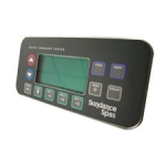Sundance Spas Electronic Spa Controls, Topside 850 Maxxus Control Panel (3 Pump System with Remote)