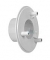 AquaStar 4 in Sumpless Bulkhead Fitting with 2 in Slip Insider WHITE