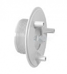 AquaStar 4 in Sumpless Bulkhead Fitting with 2 in MPT and 1.5 in Slip Socket WHITE