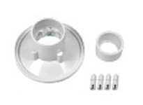 AquaStar Sumpless Bulkhead Fitting with 2 in Socket and 1.5 in Reducer Bushing for 4HP or 6HP WHITE