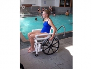 Aqua Creek Pool Access Chair | 18&quot; with Mesh Seat