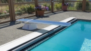 SR Smith Salt Pool Jump System With TrueTread Board Complete - 6' White with Blue Top Tread