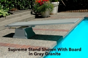 SR Smith Supreme Jump Stand with Frontier lll Board Complete - 8' Pebble with Clear Tread