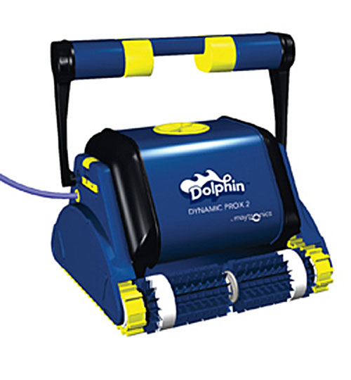 Dolphin Dynamic Pro X2 Commercial Pool Cleaner with Caddy and Pro Remo