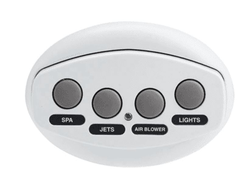 iS4 Spa-side Remote, White 100 ft.