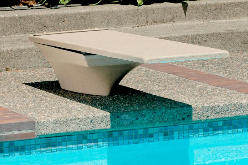 SR Smith FlyteDeck II Stand and FibreDive Board Complete 8' Pebb