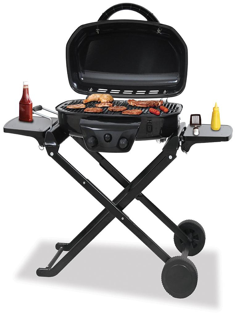 Deluxe Outdoor LP Gas Barbecue Grill Blue Rhi